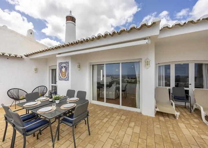 Coolhousesalgarve Luz, 3 Bed Linked House, Pool, Superb Panoramic Sea View, Casa Buganvílias Сasa de vacaciones