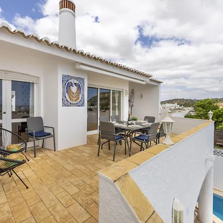 Coolhousesalgarve Luz, 3 Bed Linked House, Pool, Superb Panoramic Sea View, Casa Buganvilias Vakantiehuis Luz
